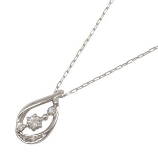 ヨンドシー(4℃)のヨンドシー 4℃ ダイヤ ネックレス ネックレス ジュエリー K18WG（ホワイトゴールド） ダイヤモンド レディース クリア系 【中古】(ネックレス)