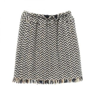 シャネル(CHANEL)のシャネル CHANEL ココマーク スカート 衣料品 ボトムス ウール ナイロン レディース ネイビー系 / ホワイト系 / ブラウン系 P62387V47803 【中古】(その他)