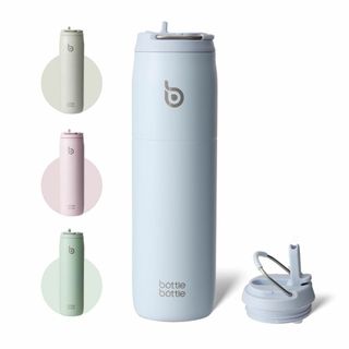 BOTTLE BOTTLE 水筒 1リットル 大容量 1000ml ストロー付き