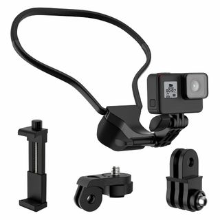 首掛けスマホホルダー ATiC Gopro用 ゴープロ用 ネックレス式マウント (その他)