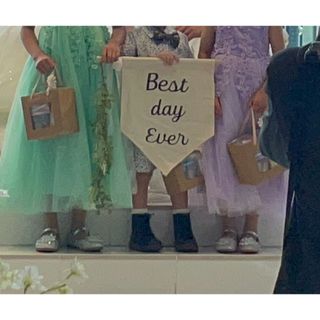 結婚式　フラッグ