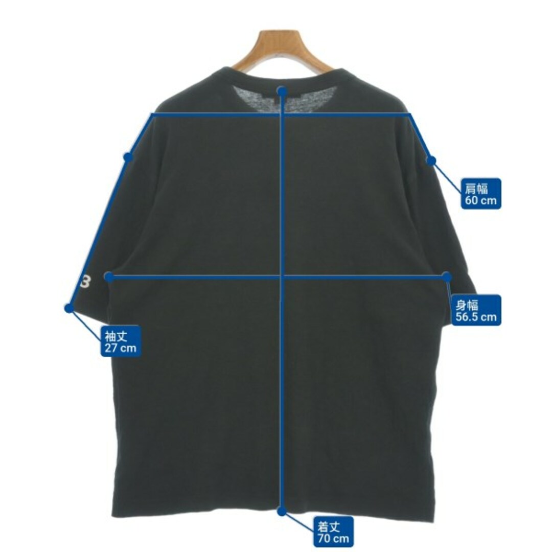 Y-3 ワイスリー Tシャツ・カットソー 黒 XL 2006725L0019 Y-3 - Y-3 ワイスリー Tシャツ・カットソー L 黒 【古着】【中古