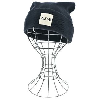 A.P.C. アーペーセー ニットキャップ・ビーニー 黒 【古着】【中古】【送料無料】