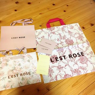 レストローズ(L'EST ROSE)のレストローズ ショッパー シール 封筒 おまとめ(ショップ袋)