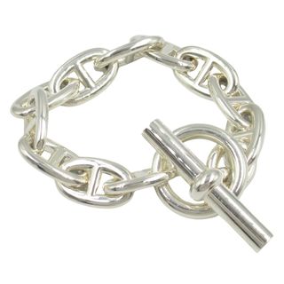 エルメス(HERMES)のエルメス HERMES シェーヌダンクルTGM ブレスレット 11コマ ブレスレット アクセサリー シルバー925 メンズ レディース シルバー系 【中古】(ブレスレット/バングル)