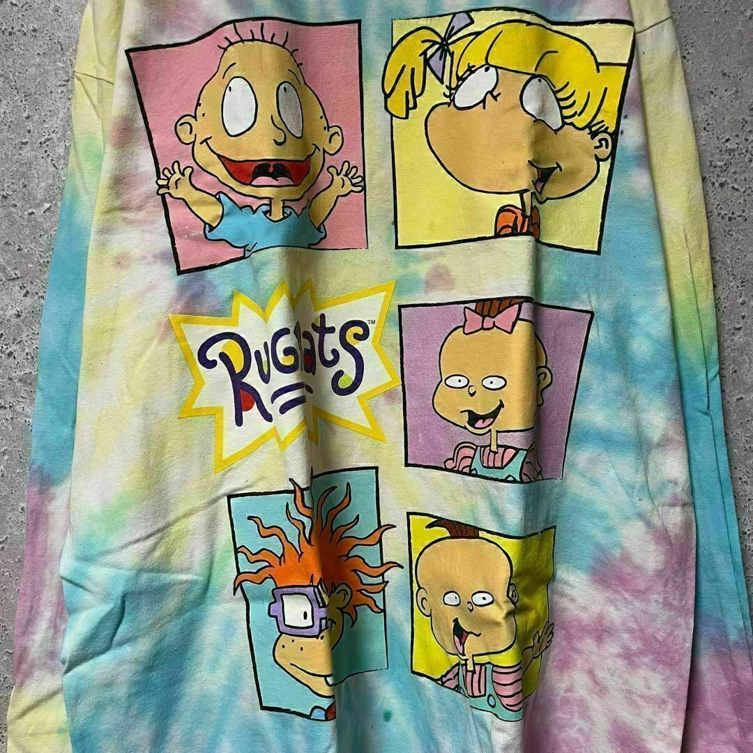 Nickelodeon ニコロデオン ロンＴ 長袖 タイダイ プリント メンズのトップス(Tシャツ/カットソー(七分/長袖))の商品写真