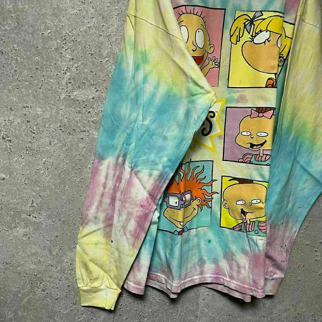 Nickelodeon ニコロデオン ロンＴ 長袖 タイダイ プリント メンズのトップス(Tシャツ/カットソー(七分/長袖))の商品写真