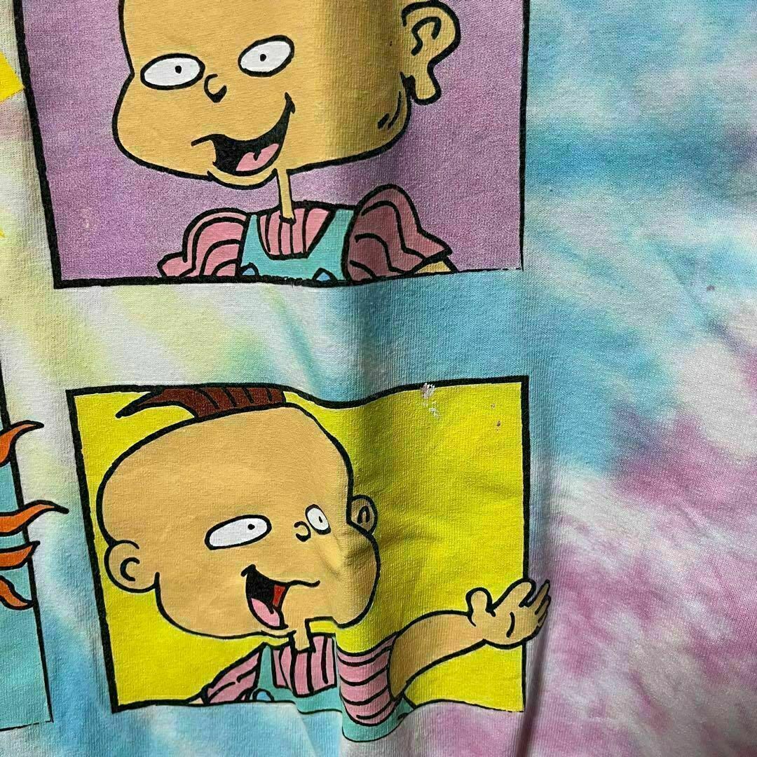 Nickelodeon ニコロデオン ロンＴ 長袖 タイダイ プリント メンズのトップス(Tシャツ/カットソー(七分/長袖))の商品写真
