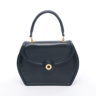 ティファニー(Tiffany & Co.)のティファニー TIFFANY＆CO ハンドバッグ バッグ レザー レディース ネイビー系 【中古】(ハンドバッグ)