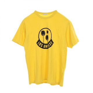 モンクレール(MONCLER)のモンクレール MONCLER LOS ANGELES カットソー 衣料品 トップス コットン メンズ イエロー系 8C00001 【中古】(Tシャツ/カットソー(七分/長袖))