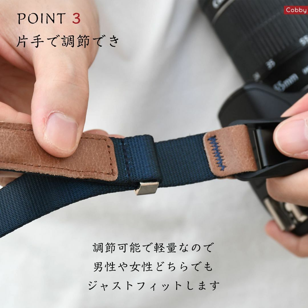 [Cobby] リストストラップ ハンドストラップ 磁気バックル アンカー設計  スマホ/家電/カメラのカメラ(その他)の商品写真