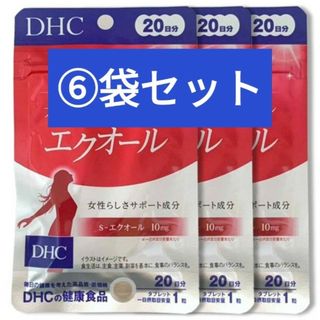 ディーエイチシー(DHC)のDHC  エクオール  20日分  6袋 ♡匿名配送♡(その他)