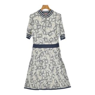 ヒューゴボス(HUGO BOSS)のHUGO BOSS ヒューゴボス ワンピース M 紺 【古着】【中古】【送料無料】(ひざ丈ワンピース)