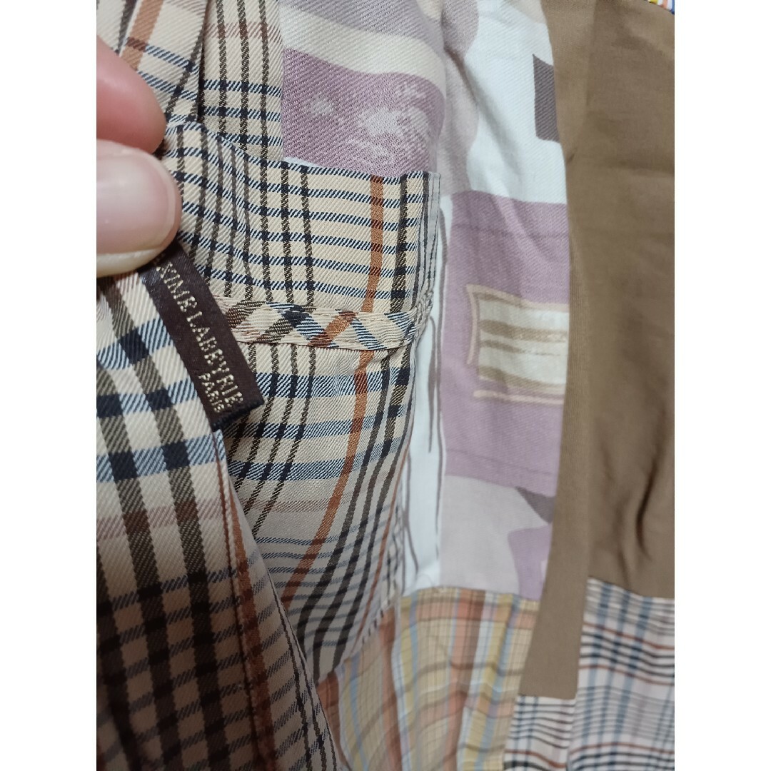 Ralph Lauren(ラルフローレン)の古着　リメイク　パッチワーク　ワンピース　Ralph Lauren レディースのワンピース(ロングワンピース/マキシワンピース)の商品写真