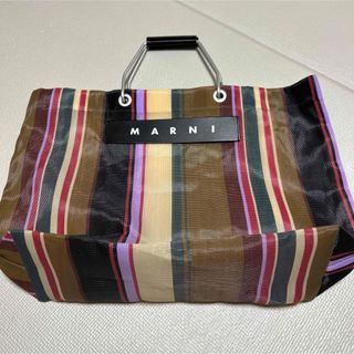 マルニ(MARNI)のMARNI MARKET トートバッグ　キャラメルブラウン(トートバッグ)
