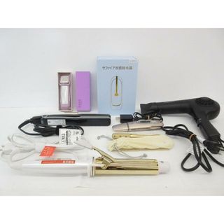  中古 サファイア 冷感脱毛器/クレイツ へアイロン/イオンプルレソニック 美顔器/ドライヤー等8点 家庭用美容器(その他)