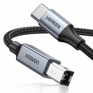 【人気商品】UGREEN USB B to C プリンターケーブル USBケーブ