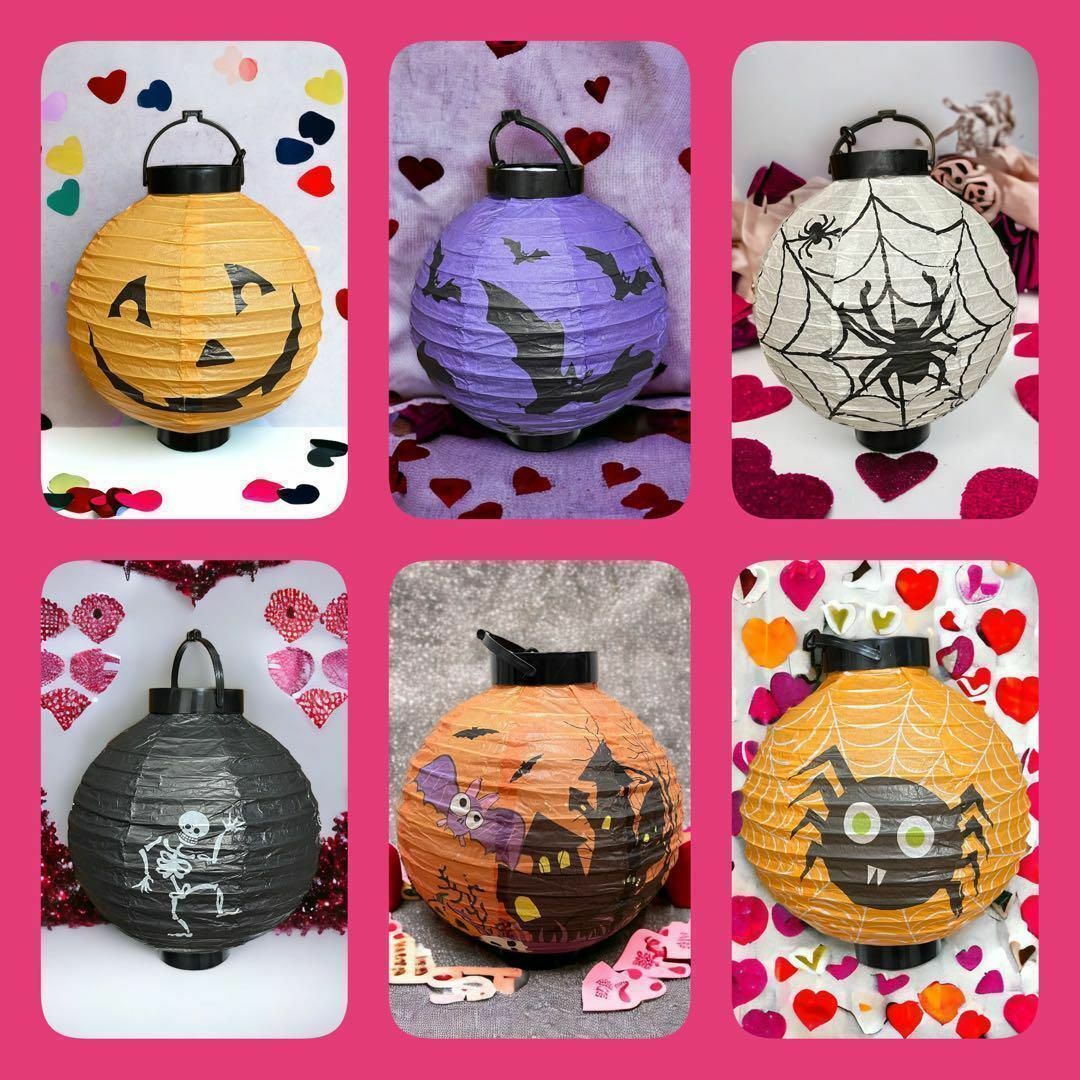 ハロウィン イベント 子供会 吊り提灯　カボチャ　お化け屋敷　装飾ランタンお祭り エンタメ/ホビーのコスプレ(小道具)の商品写真