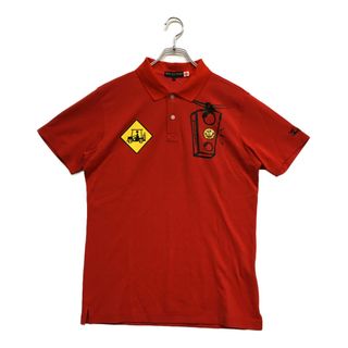 ダンスウィズドラゴン(Dance With Dragon)のcoco 中古 ダンスウィズドラゴン DANCE WITH DRAGON メンズ 半袖ポロシャツ 3(L) 赤 レッド シンプル(ウエア)