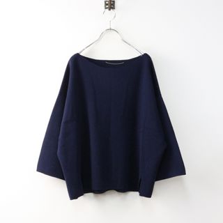 ドゥーズィエムクラス(DEUXIEME CLASSE)のアパルトモン ドゥーズィエムクラス WOOL KNIT PO ウールニットプルオーバー ネイビー/ベーシック トップス【2400014512809】(ニット/セーター)