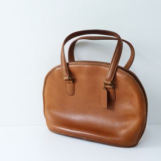 コーチ(COACH)のコーチ COACH 9958 レザーハンドバッグ トートバッグ/ブラウン オールドコーチ ヴィンテージ アーカイブ【2400014508178】(ハンドバッグ)