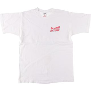 フルーツオブザルーム(FRUIT OF THE LOOM)の古着 90年代 フルーツオブザルーム Budweiser バドワイザー アドバタイジングTシャツ メンズM相当 ヴィンテージ /eaa567552(Tシャツ/カットソー(半袖/袖なし))
