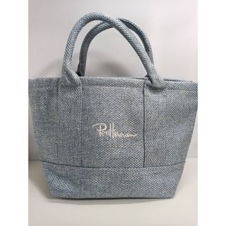 新品未使用 ロンハーマン ロゴ刺繍 トートバッグ ブルー(トートバッグ)