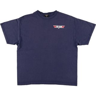 古着 00年代 TOP GUN トップガン 映画 ムービーTシャツ USA製 メンズXL相当 /eaa570139(Tシャツ/カットソー(半袖/袖なし))