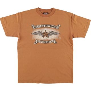 ハーレーダビッドソン(Harley Davidson)の古着 00年代 ハーレーダビッドソン Harley-Davidson モーターサイクル バイクTシャツ メンズM相当 /eaa570906(Tシャツ/カットソー(半袖/袖なし))