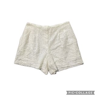 インデックス(INDEX)のINDEX ホワイト レース ショートパンツ(ショートパンツ)