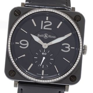 ベルアンドロス(Bell & Ross)のベル＆ロス Bell＆Ross BRS-98-BCS ダイヤベゼル クォーツ レディース 美品 _899160(腕時計)