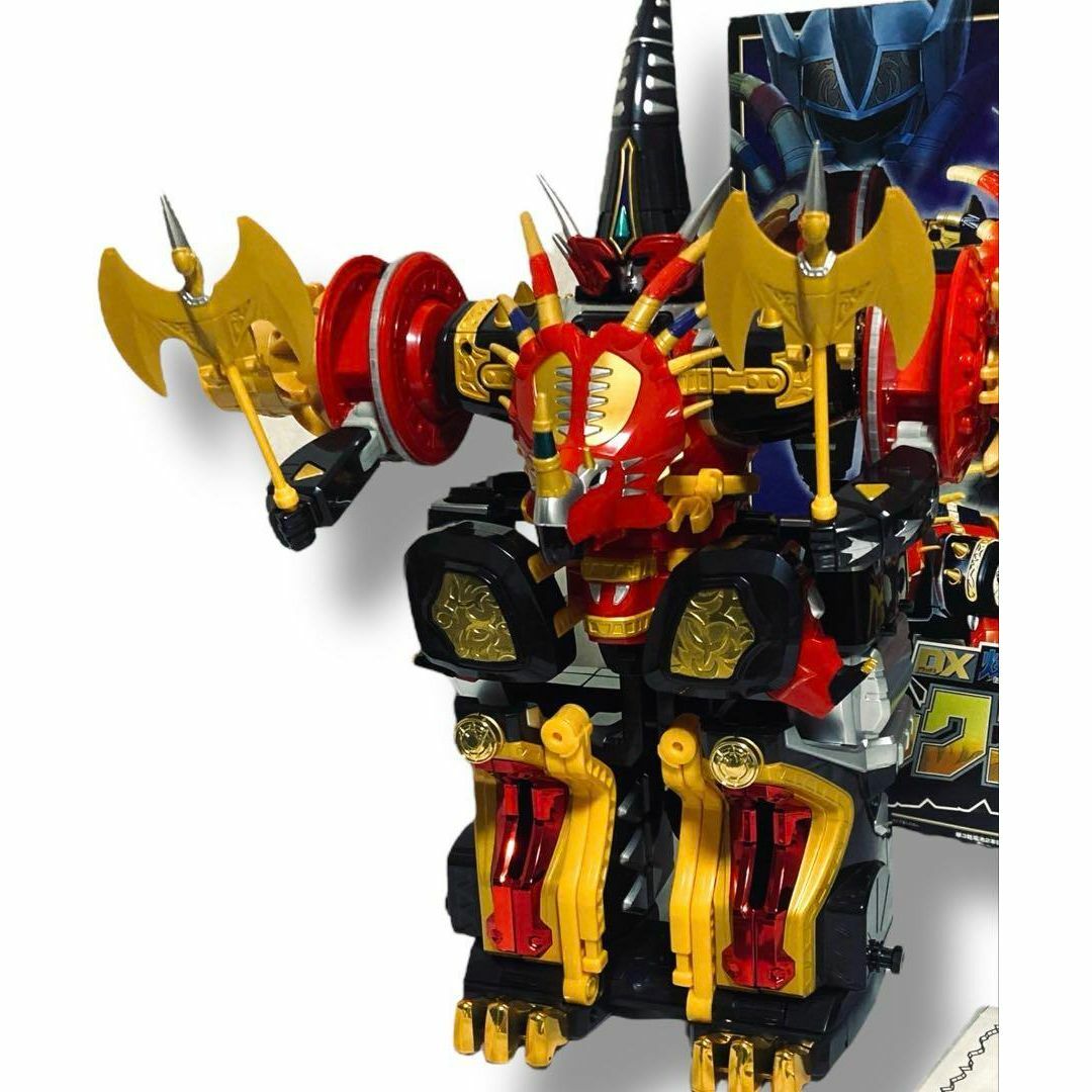 BANDAI(バンダイ)の使用感少 箱付 動作品 DX 爆竜 戦隊 アバレンジャー 合体 マックスオージャ エンタメ/ホビーのおもちゃ/ぬいぐるみ(キャラクターグッズ)の商品写真