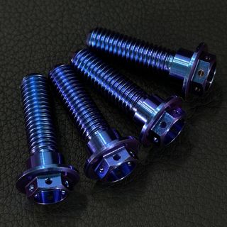 64チタン M8×30mm 4本 ブレーキ ディスク ボルト GPZ m1398(パーツ)