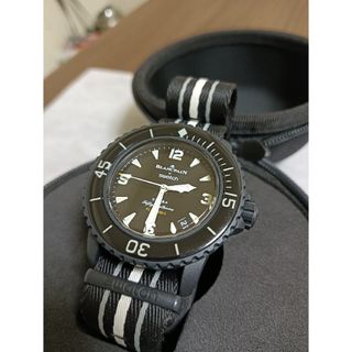 ブランパン(BLANCPAIN)の未使用近い美品。BLANCPAIN　フィフティファゾムズ　自動巻きダイバー　腕時(腕時計(アナログ))