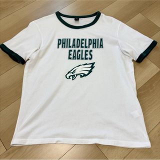 GU - メンズ GU ジーユー 半袖Tシャツ イーグル ロゴ Lサイズ 春夏