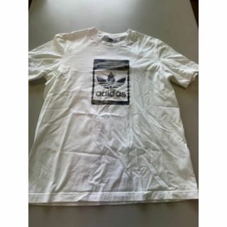 アディダス(adidas)のadidas メンズL　半袖Tシャツ　白地(Tシャツ/カットソー(半袖/袖なし))