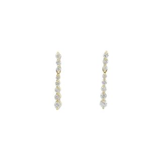 K18YG ダイヤモンド ピアス 0.30CT(ピアス)
