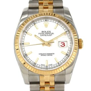 ロレックス(ROLEX)のロレックス デイトジャスト 116233 SSxYG 自動巻 ランダム番(腕時計(アナログ))