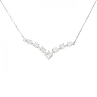 PT900/PT850 2WAY ダイヤモンド ネックレス 0.443CT(ネックレス)