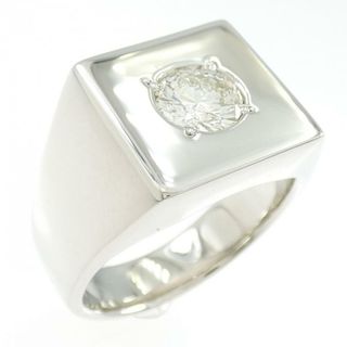 PT900 印台 ダイヤモンド リング 1.26CT(リング(指輪))