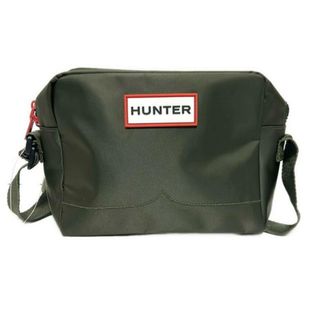 HUNTER(ハンター) ショルダーバッグ美品 - カーキ×レッド