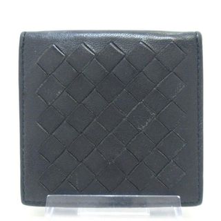ボッテガヴェネタ(BOTTEGA VENETA)のBOTTEGA VENETA(ボッテガヴェネタ) コインケース マキシイントレチャート 黒 レザー(コインケース)