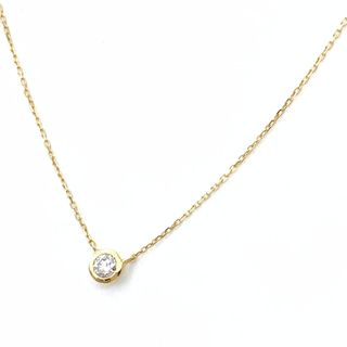 エテ(ete)のエテ メレダイヤ デザインネックレス K18 【中古】(ネックレス)