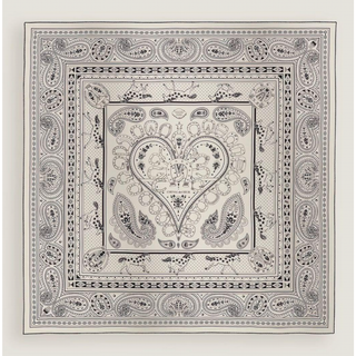 HERMES - 完売　新品 HERMES エルメス カレジェアン バンダナ カシシル  白黒