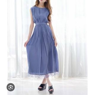 エミリアウィズ(EmiriaWiz)のエミリアウィズ 新品 ワンピース 青(ロングワンピース/マキシワンピース)