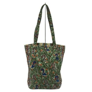 トリーバーチ(Tory Burch)のTORY BURCH(トリーバーチ) トートバッグ - ダークグリーン×ダークブラウン×マルチ(トートバッグ)