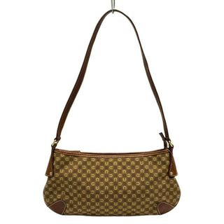 AIGNER - AIGNER(アイグナー) ショルダーバッグ - ベージュ×ダークブラウン レザー