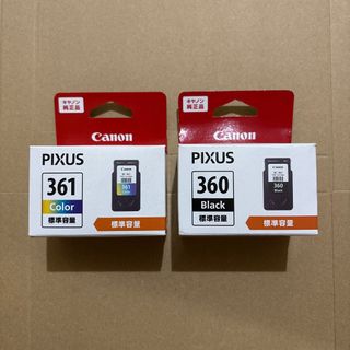 Canon BC361+360 純正標準容量インク 2本セット新品