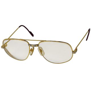 カルティエ(Cartier)のカルティエ ロゴ メガネ レディース 【中古】(サングラス/メガネ)