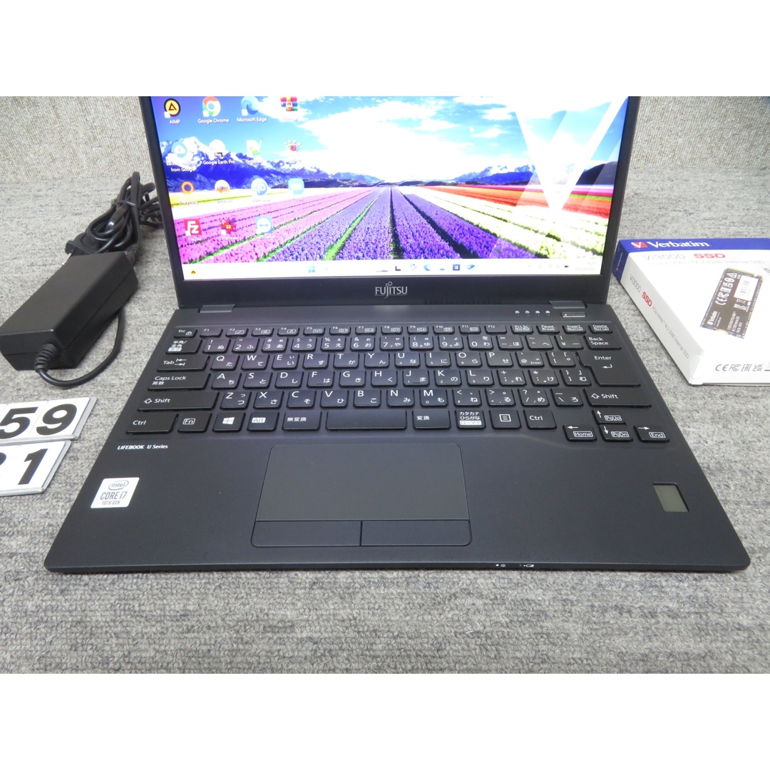【超速10th i7・超軽量】◆ FUJITSU LIFEBOOK U9310/D FMVU28012 / 13.3型 ◆ 高性能Core i7-10610U /高速 新品SSD 512GB / メモリ16GB ◆ Windows 11 Pro / Office付 ◆ 到着後すぐに使える win11対応 副業 テレワーク ネット授業 スマホ/家電/カメラのPC/タブレット(ノートPC)の商品写真